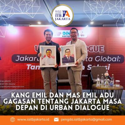 Kang Emil dan Mas Emil Adu Gagasan Tentang Jakarta Masa Depan di Urban Dialogue